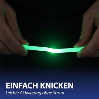 Knicklichter 10er Set in Pappröhre 5 Neon-Farben H20cm Kunststoff Leuchtsticks Leuchtstäbe 10 Konnektoren zum Verbinden Partyspaß Mitgebsel