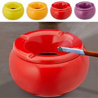 4er Set Sturmaschenbecher Uni Ø11 / Ø13cm Wind Aschenbecher