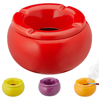 4er Set Sturmaschenbecher Uni Ø11 / Ø13cm Wind Aschenbecher