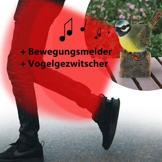 3er Set Bewegungsmelder "Vogel" 3fach sortiert Garten Bewegungssensor