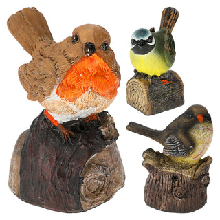 3er Set Bewegungsmelder "Vogel" 3fach sortiert Garten Bewegungssensor