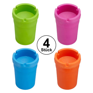 4x/12x Reiseaschenbecher Ø8cm Multifunktionsaschenbecher Auto Travel
