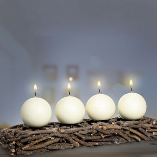 Adventsleuchter für vier Kerzen Äste 55x7x14cm rechteckig Holz Metall Kerzenhalter Leuchter Advent Stumpenkerze