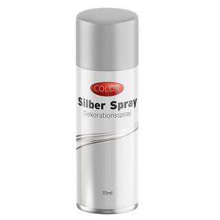 1/6x Dekospray silber/gold 111ml Bastelspray Spraydose Weihnachten Glitzerspray Glanzspray