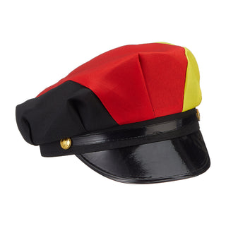 Polizeihut Deutschland Hut Kopfbedeckung Schwarz/Rot/Gold Partyhut Fan-Hut Fußball-Hut