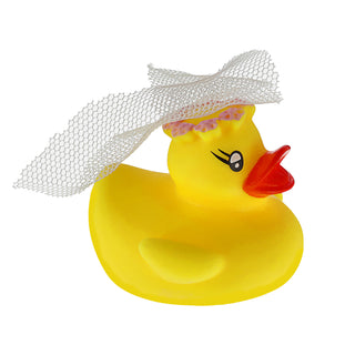 Badeente Hochzeitspaar H5cm Enten Badespielzeug Hochzeit Brautpaar Braut Bräutigam Geschenk