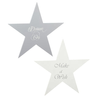 2er Set Stern Bild in 2 Motiven 32cm