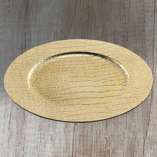 1/6x Dekoteller Tablett 'Glitter' PVC silber Ø 33cm Glitzeroptik Platzteller Kerzenteller Tischdekoration