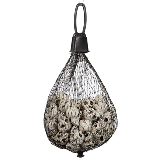 Totenköpfe Streudeko 50tlg Kunststoff 1,4x2,3x1,7cm Totenkopf Halloween Tischdeko Schädel Gruselparty