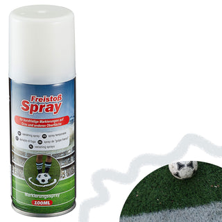 Freistoßspray Markierungsspray 100 ml wasserlöslich weiß Sprühkreide Fussball