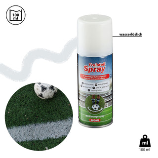 Freistoßspray Markierungsspray 100 ml wasserlöslich weiß Sprühkreide Fussball