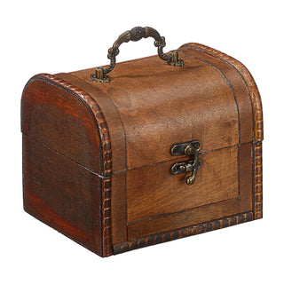 Holztruhe 3er Set Deckel Schloss Tragehenkel Truhen drei Größen Schatztruhe Holzkiste