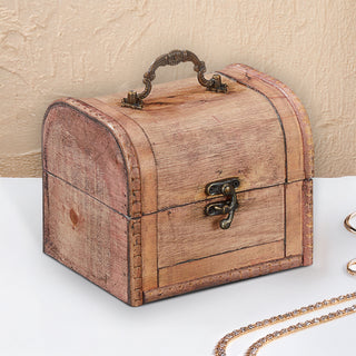 Holztruhe 3er Set Kisten drei Größen Eichenholz hellbraun Truhen Dekoboxen Holzkisten Kolonialstil Vintage-Optik