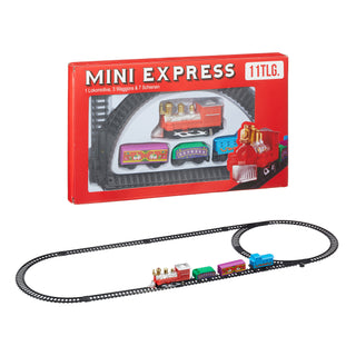 Batteriebetriebene Mini Lokomotive 11teilig Spielzeug Geschenk Minizug Spiel