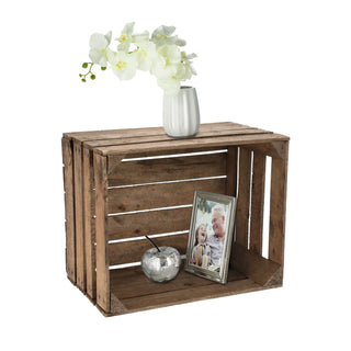 1x/4x Obstkiste Holzkiste Weinkiste Stapelkiste Vintage Look