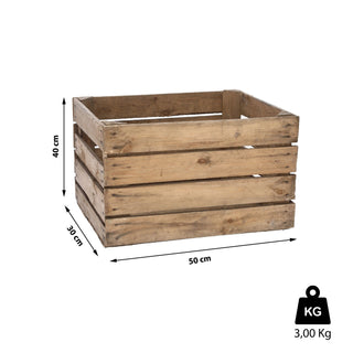 1x/4x Obstkiste Holzkiste Weinkiste Stapelkiste Vintage Look