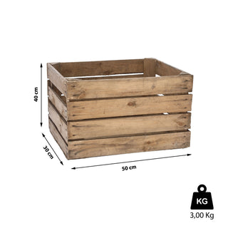 1x/3x Obstkiste Holzkiste Weinkiste Stapelkiste Vintage Look