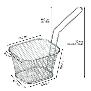 4/8/12x Servierkorb 14x8cm Frittenkorb Pommes Frites Fingerfood Snackholder