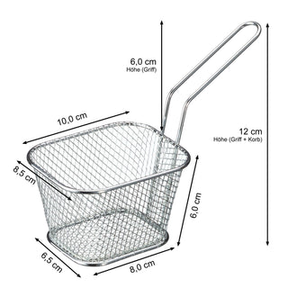 4/8/12x Servierkorb 14x8cm Frittenkorb Pommes Frites Fingerfood Snackholder