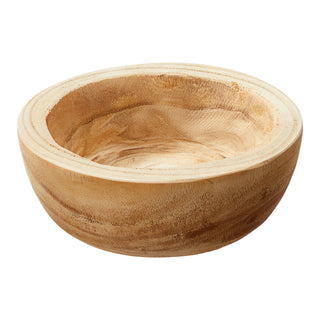 Dekoschüssel Holz rund ca. Ø18 cm Dekoteller Holzschüssel Schale Tischdekoration