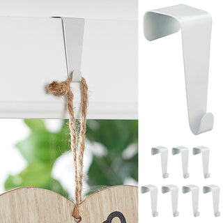 Tür - und Fensterhaken 4x H29,5 oder 8x H4,0 cm zum Einhängen in Weiß