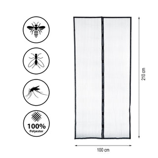 1x/4x Türvorhang Insektenschutz mit Magnet 100 x 210 cm Moskitonetz