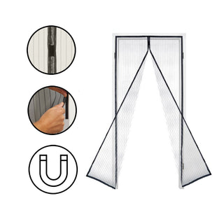 1x/4x Türvorhang Insektenschutz mit Magnet 100 x 210 cm Moskitonetz