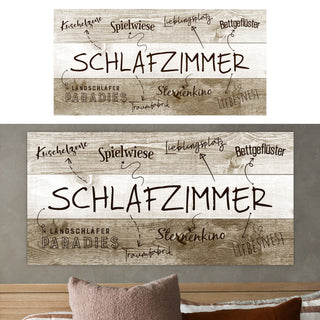 Plankenschild Schlafzimmer Wandbild Shabby Chic Schlafzimmerregeln Sprüche Schlafzimmer Paar