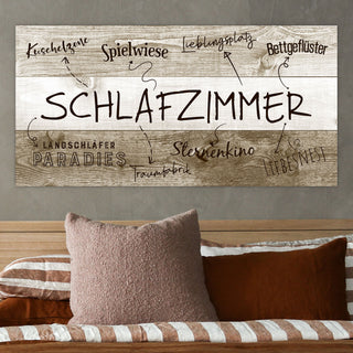Plankenschild Schlafzimmer Wandbild Shabby Chic Schlafzimmerregeln Sprüche Schlafzimmer Paar
