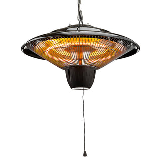 Elektrischer Deckenheizstrahler, ca. 42cmD, 1500W,  Outdoor, Garten, Terrasse, Balkon