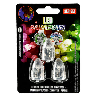 3/36x LED Ballonleuchten bunt Ballonlampe Leuchtballons Ballon Partyballons Beleuchtung Lichtball