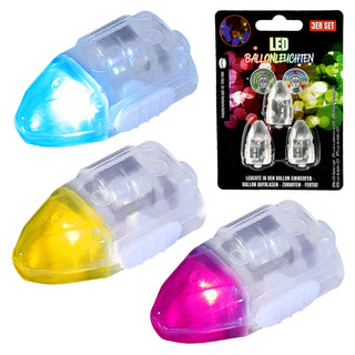 3/36x LED Ballonleuchten bunt Ballonlampe Leuchtballons Ballon Partyballons Beleuchtung Lichtball