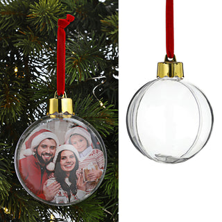 DIY Christbaumkugel 12er Set Weihnachtsschmuck Weihnachtskugeln mit Hänger Baumschmuck Kugeln