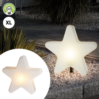 Sternlampe XL Outdoor mit Steckfuß 50cm Stern Leuchte Lampe Erdspieß Indoor Outdoor Gartenleuchte
