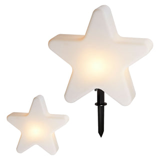 Sternlampe XL Outdoor mit Steckfuß 50cm Stern Leuchte Lampe Erdspieß Indoor Outdoor Gartenleuchte