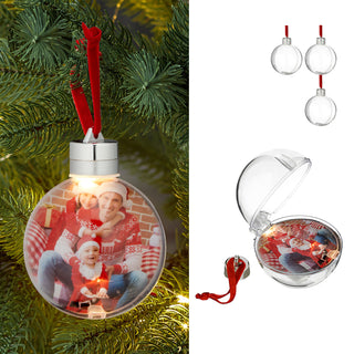 12x LED DIY Christbaumschmuck Leuchtfunktion inkl. Knopfzelle Baumschmuck Weihnachtsbaum Kugeln