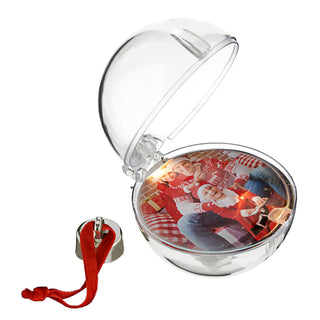 12x LED DIY Christbaumschmuck Leuchtfunktion inkl. Knopfzelle Baumschmuck Weihnachtsbaum Kugeln