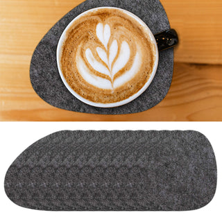 12x Filzuntersetzer "Apart"  Glasuntersetzer Glas Getränke Tischuntersetzer 2fach sortiert grau/anthrazit