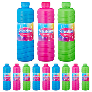 1/3/12x Seifenblasen Nachfüllflasche 950ml Refill Seifenblasenflüssigkeit Flasche Flüssigkeit