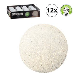 1/6/12x LED Deko Kugel "Soft", 6cm, Lampe, Deko, Gartendeko, Licht