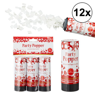 12er Set Party-Popper Love 10cm im 3er Set