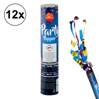 12er Set Party-Popper De Luxe 20cm