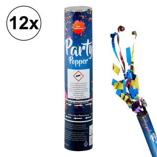 12er Set Party-Popper De Luxe 20cm
