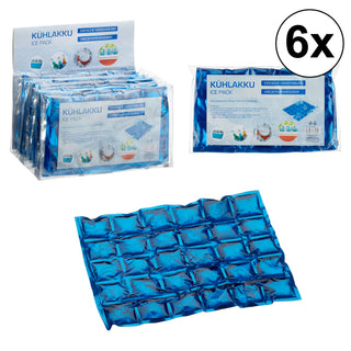 6er oder 12er Set Kühlakku flexibel 24 x 29 cm