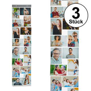 1x / 3x Fotovorhang mit 15 / 16 oder 20 Taschen 10 x 15 cm