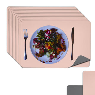 Platzmatte "Change" 12er Set Tischset aus PVC zum Wenden 45 x 30 cm Farbwahl