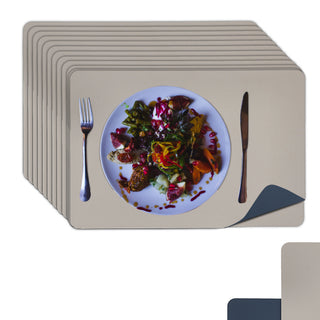 Platzmatte "Change" 12er Set Tischset aus PVC zum Wenden 45 x 30 cm Farbwahl