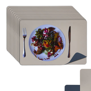 Platzmatte "Change" 12er Set Tischset aus PVC zum Wenden 45 x 30 cm Farbwahl