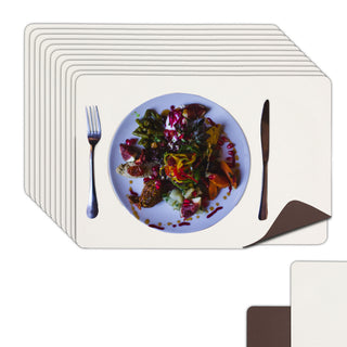Platzmatte "Change" 12er Set Tischset aus PVC zum Wenden 45 x 30 cm Farbwahl