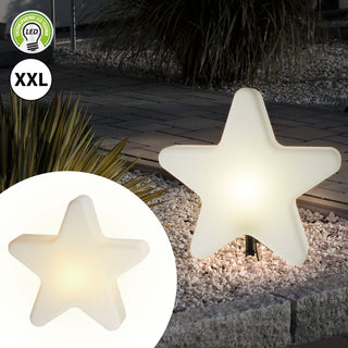 Sternlampe XXL Outdoor mit Steckfuß 75cm Stern Leuchte Lampe Erdspieß Indoor Outdoor Gartenleuchte